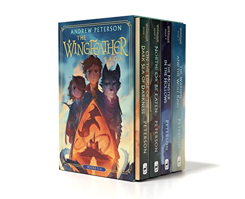 Wingfeather Saga Boxed Set: On the Edge of the Dark Sea of Darkness, North! Or Be Eaten, The Monster in the Hollows, The Warden and the Wolf King (The Wingfeather Saga)