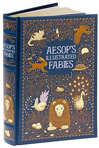 Aesops Illustrated Fables (Leatherbound Classic Collection) by Aesop (2013) Leather Bound