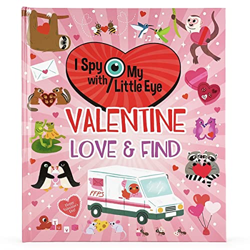 Valentine Love & Find - I Spy With My Little Eye Kids Search, Find, and Seek Activity Book, Ages 4-8