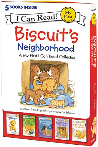 Biscuit's Neighborhood: 5 Fun-Filled Stories in 1 Box! (My First I Can Read)