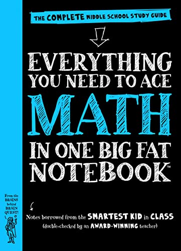 Ace Math in One Big Fat Notebook: The Complete Middle School Study Guide (Big Fat Notebooks)