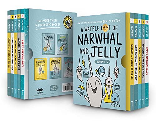 A Waffle Lot of Narwhal and Jelly (Hardcover Books 1-5) (A Narwhal and Jelly Book)