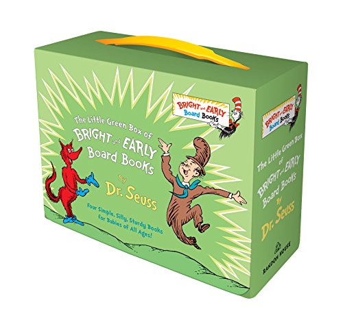 Little Green Box of Bright and Early Board Books: Fox in Socks, Mr. Brown Can Moo! Can You?, There's a Wocket in My Pocket!, Dr. Seuss's ABC (Bright & Early Board Books(TM))