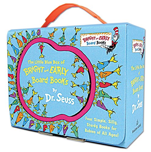 The Little Blue Box of Bright and Early Board Books by Dr. Seuss: Hop on Pop, Oh, the Thinks You Can Think!, Ten Apples Up On Top!, The Shape of Me and Other Stuff (Bright & Early Board Books(TM))