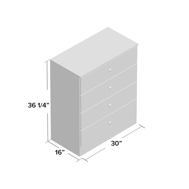 Astrid 4 Drawer Dresser